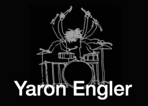 Animation of Yaron Engler playing drums made by Yali Engler
